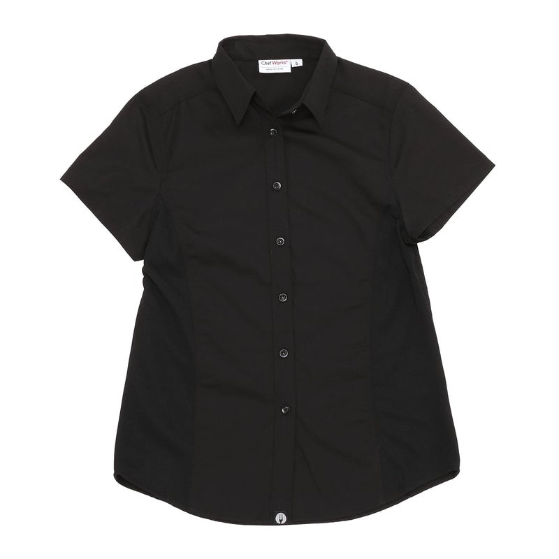 Chef Works Women's Universal Shirt, Black, X-Large - Image 4